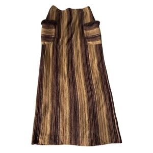 🤎 Y2K Groovy Bratz Vibes Wool Blend Stretchy Maxi Skirt